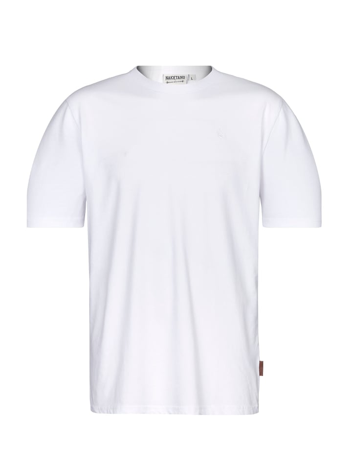 

Naketano Белая футболка Адониса Фишера, Белый, Naketano Белая футболка Адониса Фишера