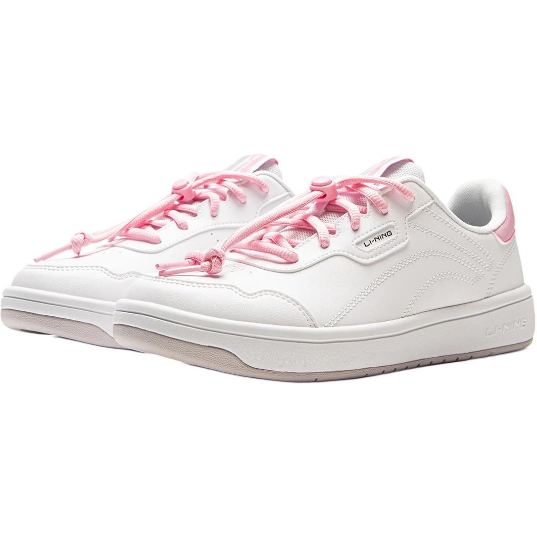 Детские скейтерские кроссовки Sports Life Collection LINING YOUNG, розовый/белый — фото 3