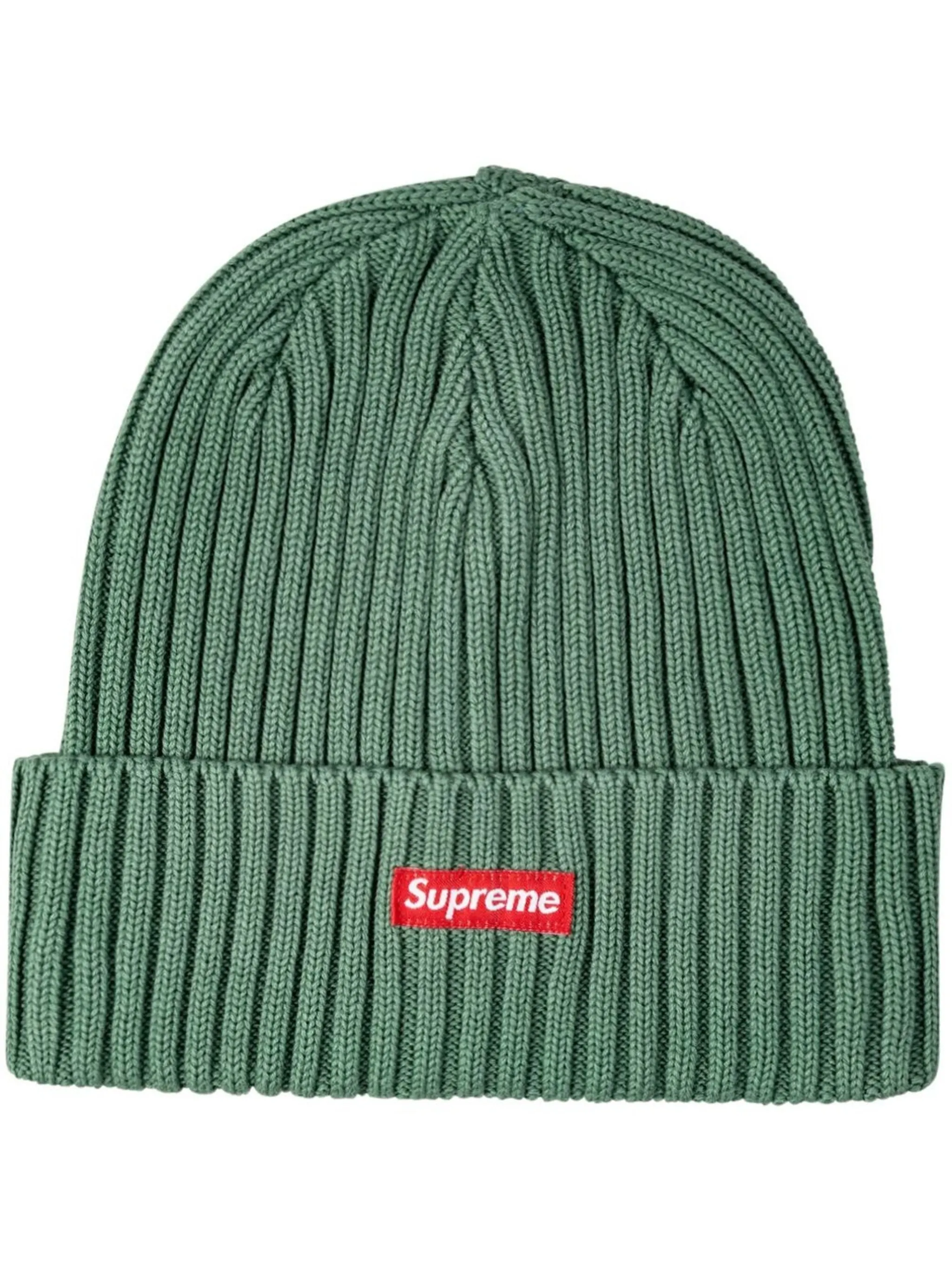 

Шапка бини в рубчик Supreme, зеленый