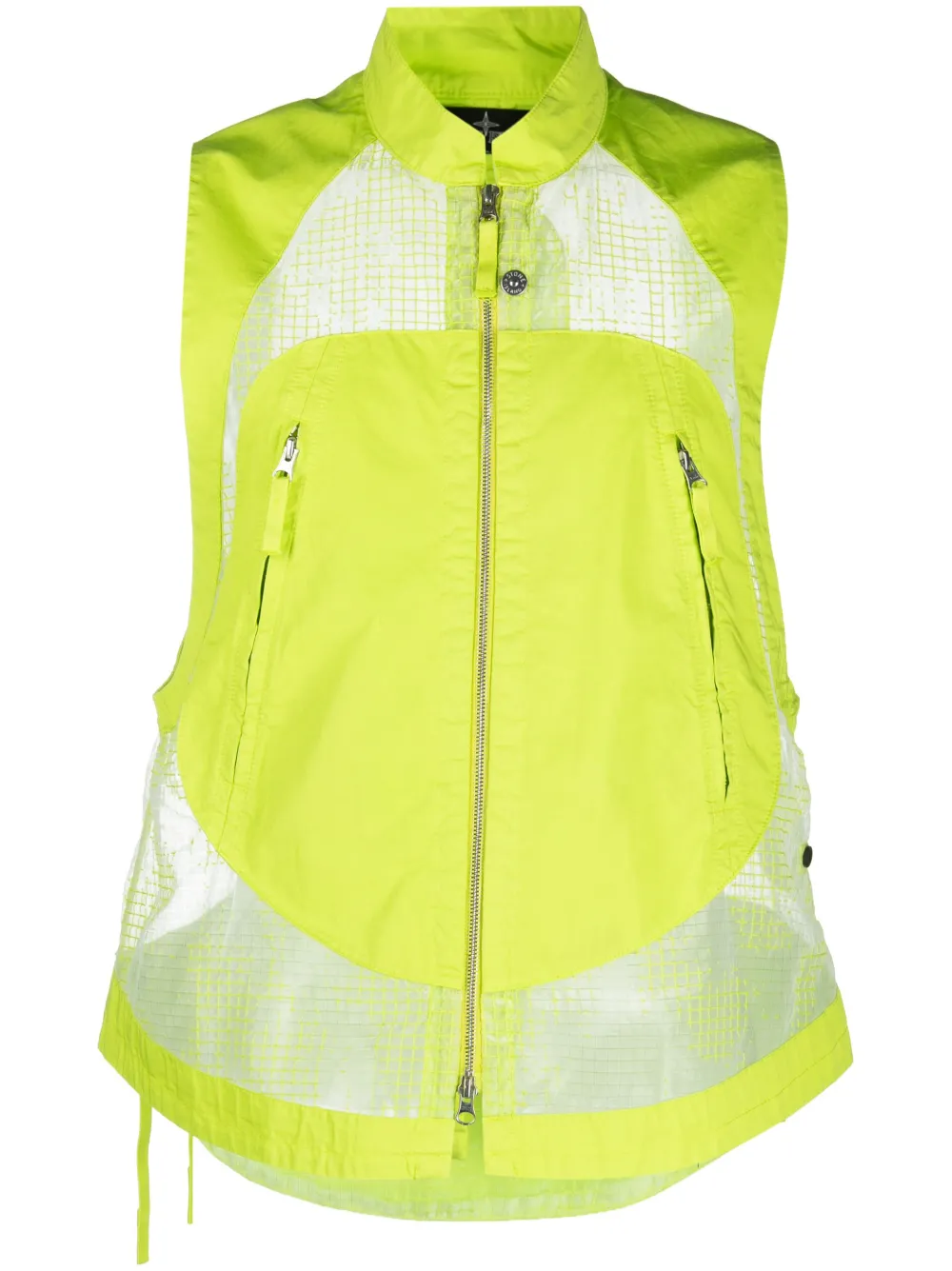 

Жилет с сетчатыми вставками Stone Island Shadow Project, зеленый