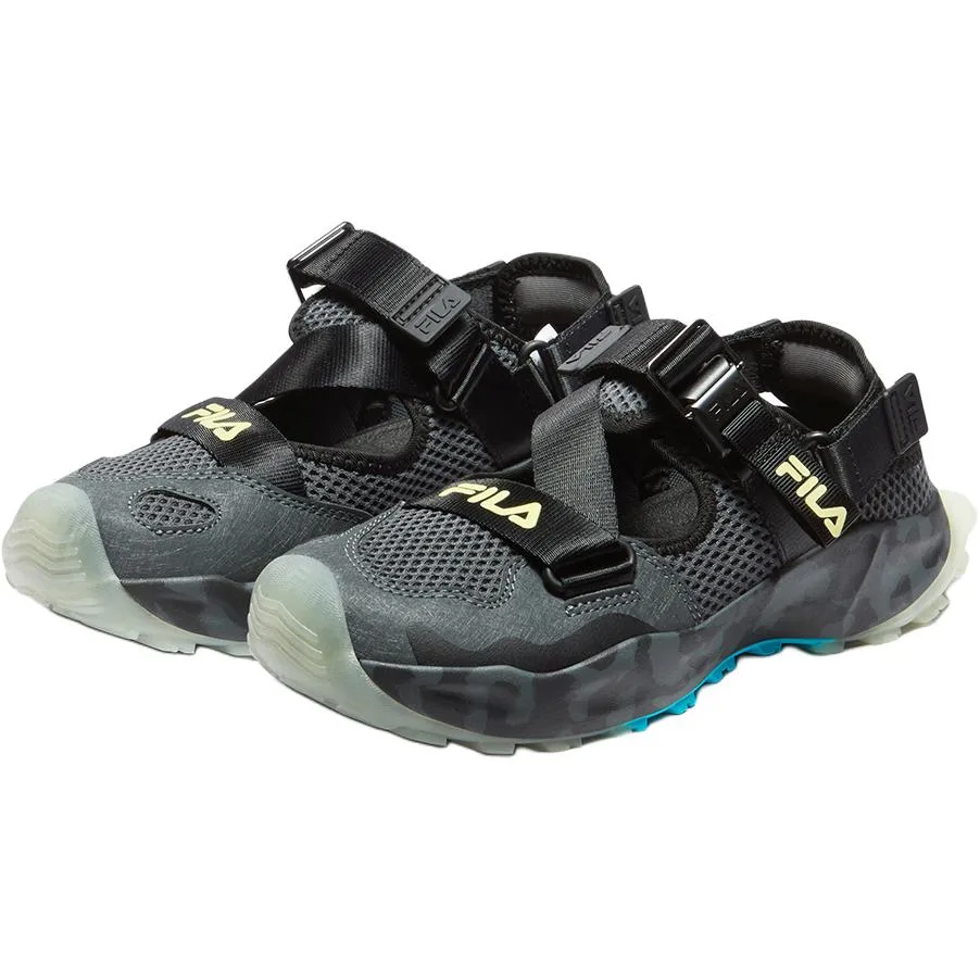 SEASON FSW Firefly Sandal Kids' FILA KIDS, f-db shadow черный серый/черный — фото 4