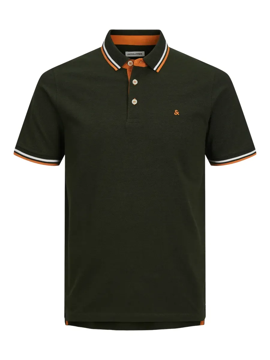 

Рубашка-поло Jack & Jones "JJEPAULOS POLO SS NOOS", зеленый