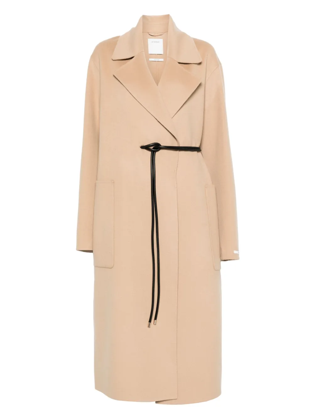 

Пальто с поясом SPORTMAX, коричневый