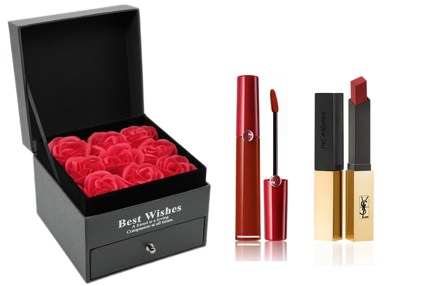 

GIORGIO ARMANI Классическая красная помада AMANI в подарок матовая бархатная с естественным сиянием подарок на день рождения для девушки