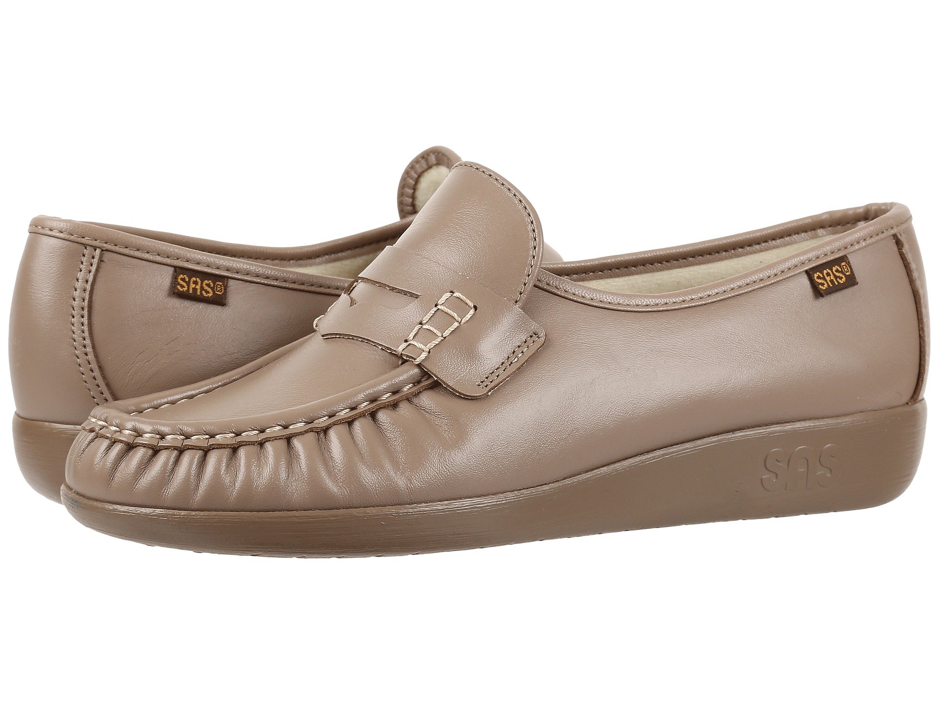 Лоферы SAS Classic Slip On Comfort Loafer, Mocha