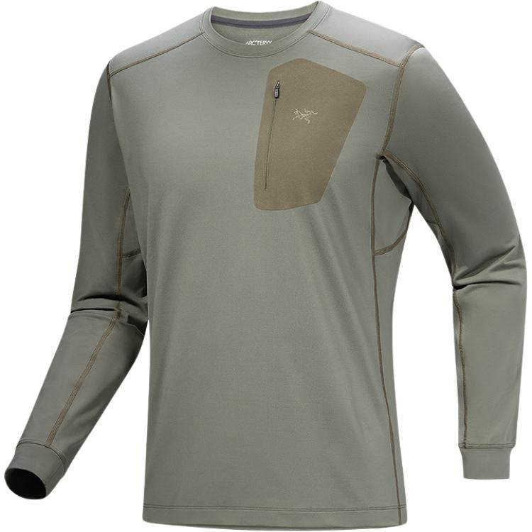 RHO LT Толстовка мужская Arcteryx, pale зеленый/tetra синий/pytheas/синий tetra — фото 3