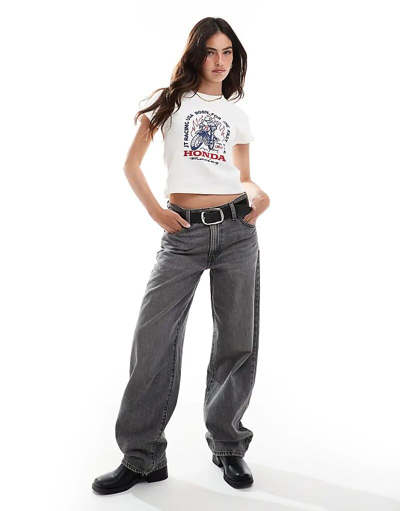 

Мешковатые джинсы dad в выстиранном черном цвете Levi's