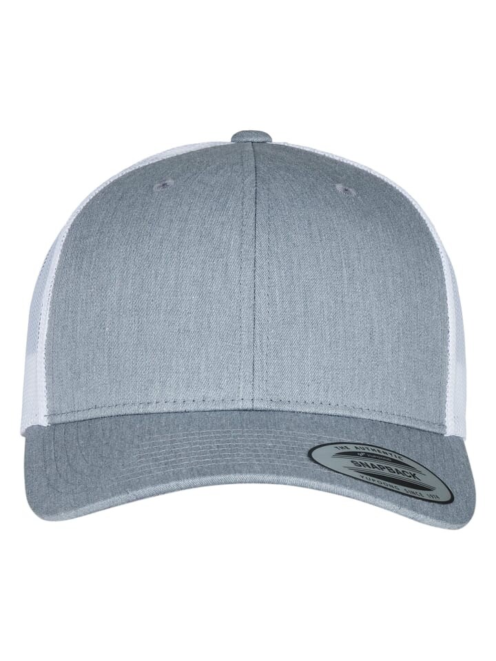 

Бейсболка Flexfit Trucker, цвет heather/white