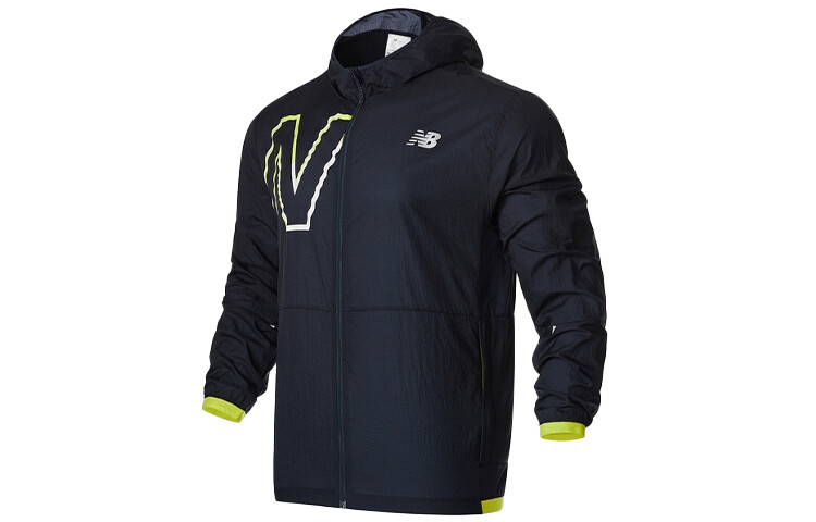 

Мужская куртка New Balance с капюшоном, темно-синий