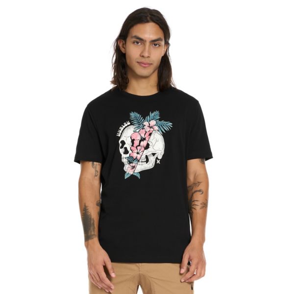 

Мужская графическая футболка Hurley, цвет black black