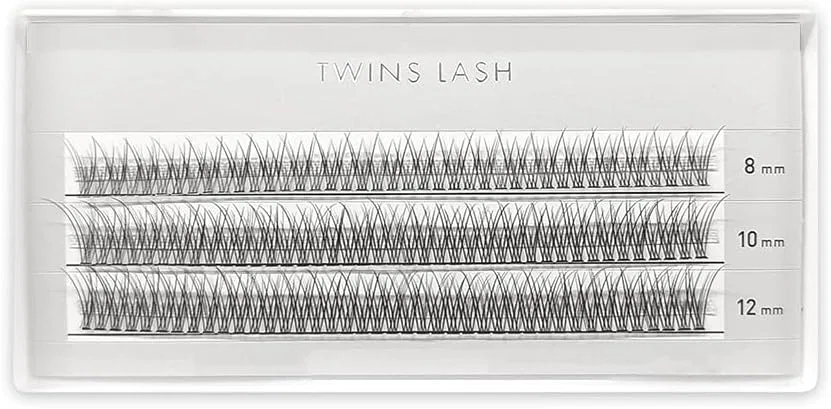 Ресницы Twins Rush 12 Pack D Curl MIX 8/10/12 Black TWINS LASH