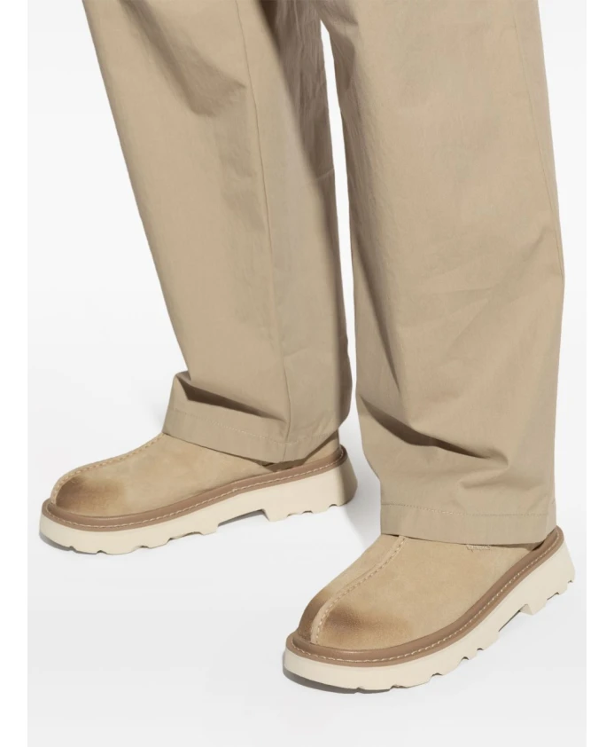 Желтые замшевые лоферы с массивным ремешком Ugg, желтый — фото 2