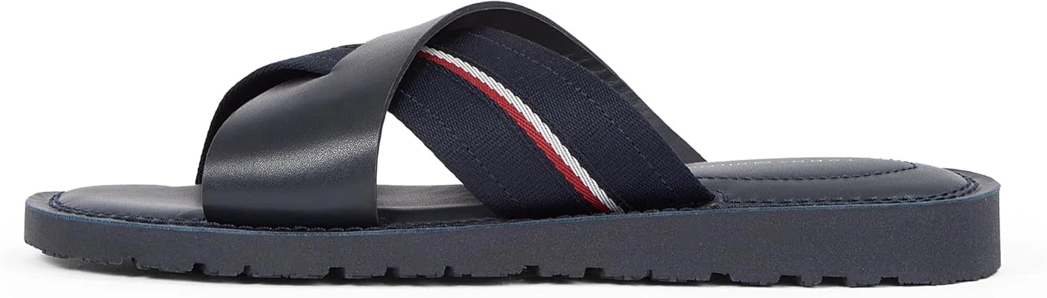 Мужские кожаные сандалии Tommy Hilfiger Core Criss, Blue Desert Sky
