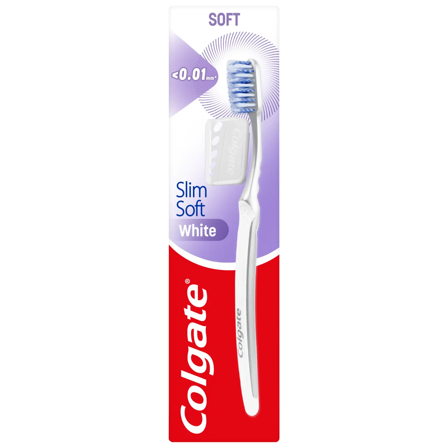 

Зубная щетка Colgate Slim Soft White, 1 шт.