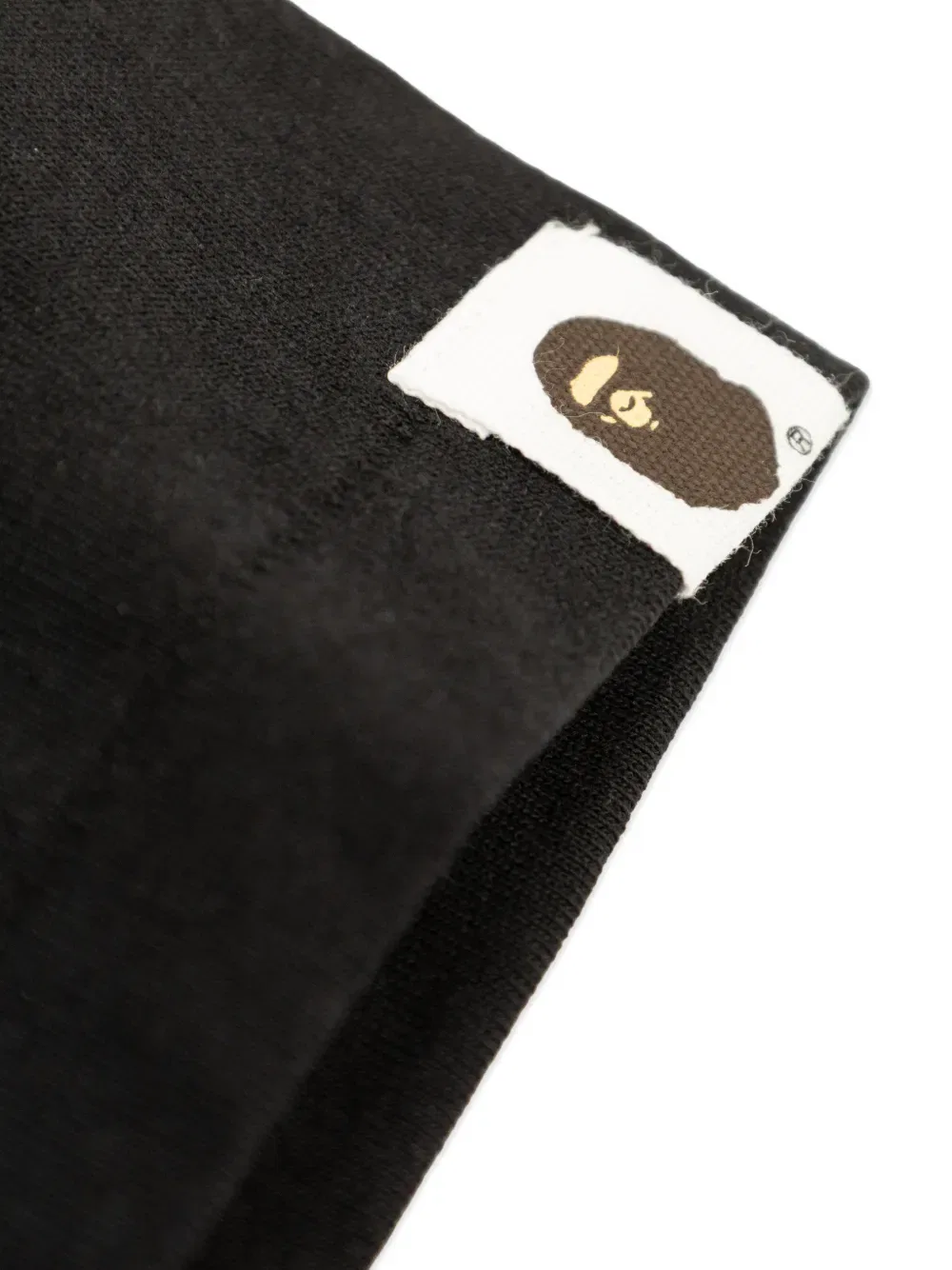 Футболка с изображением обезьяны A Bathing Ape, черный — фото 3