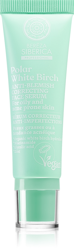 

Корректирующая сыворотка с экстрактом полярной белой березы для жирной и проблемной кожи Natura Siberica, 30 мл