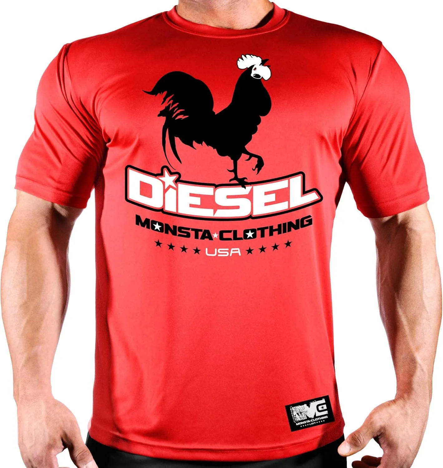 

Monsta Clothing Co. Мужская футболка для тренировок Rooster Diesel