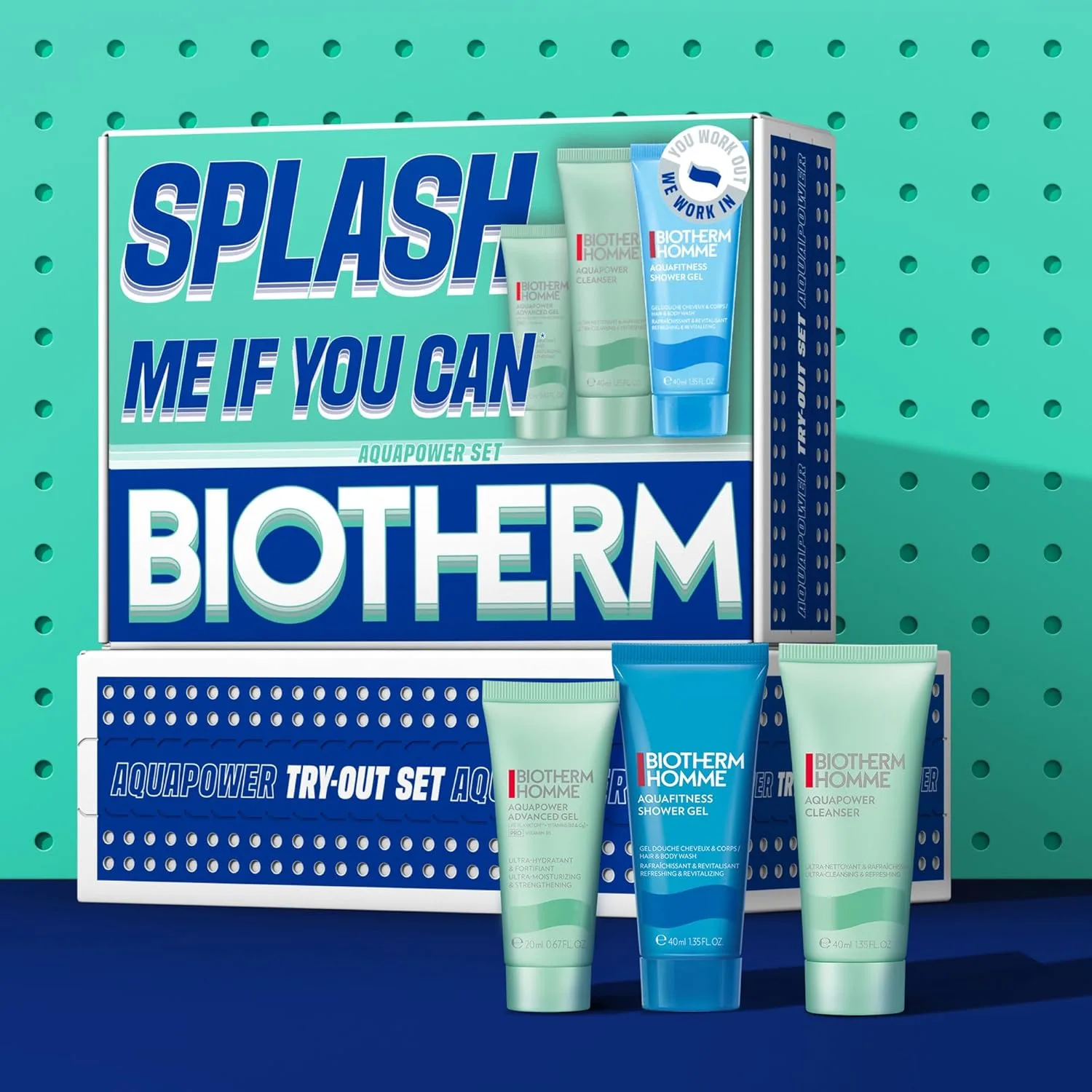 Гель для умывания Biotherm — Aquapower Advanced Gel, мужской увлажняющий гель для лица, который увлажняет и укрепляет, 99.7 мл — фото 2
