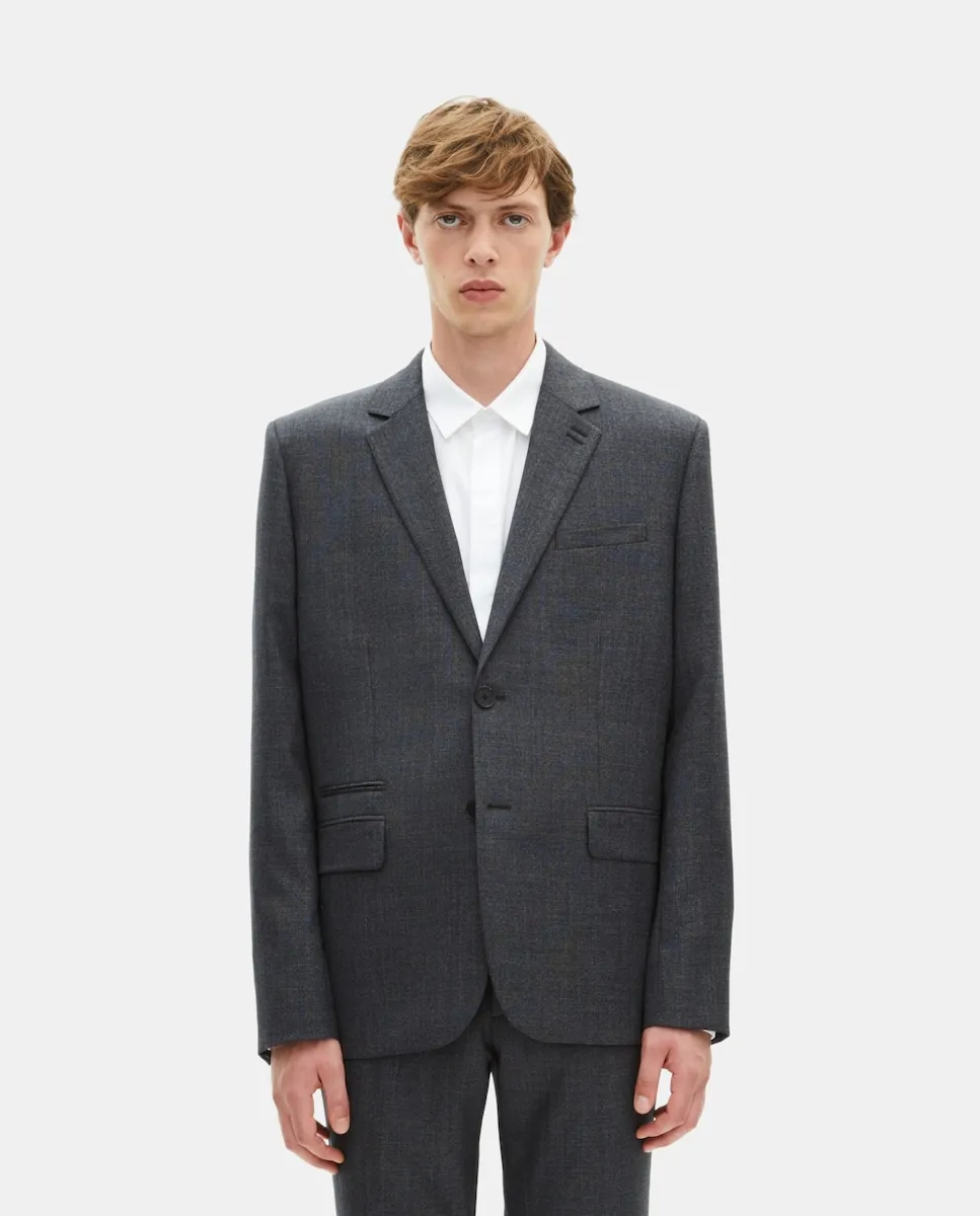 

Мужской пиджак прямого кроя The Kooples, серый