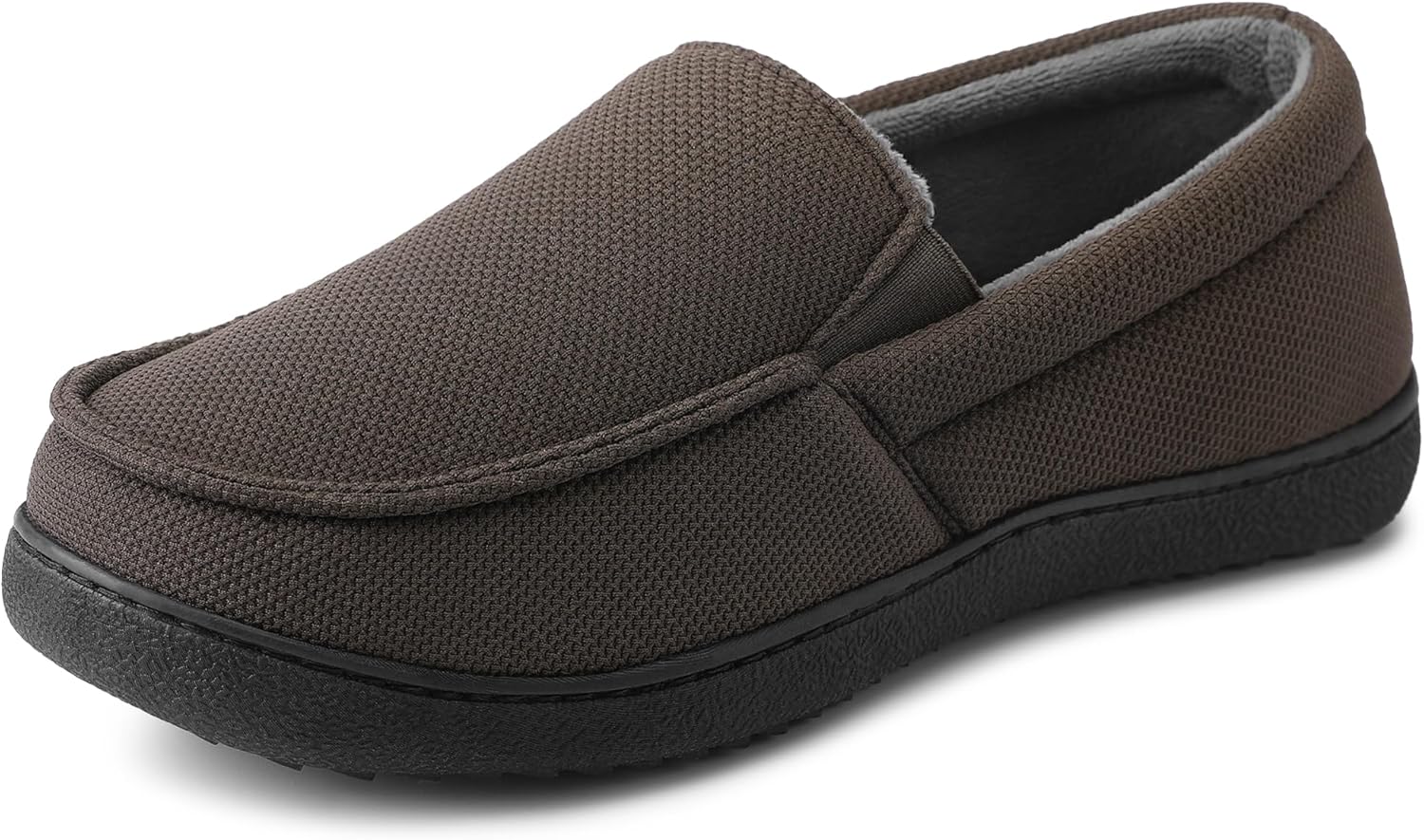 

Мужские тапочки Festooning, мягкие и удобные с эффектом памяти, без застежек, с противоскользящей резиновой подошвой, для дома и улицы, теплые домашние обувь, Coffee