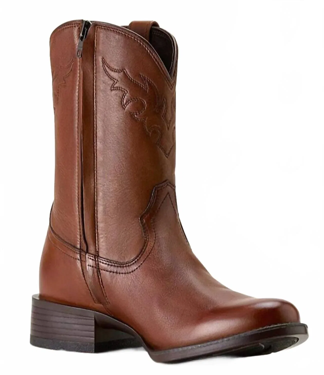 ARIAT Мужские ковбойские сапоги Sonoro Zip Side Dress Western Boot цвета корицы — фото 3