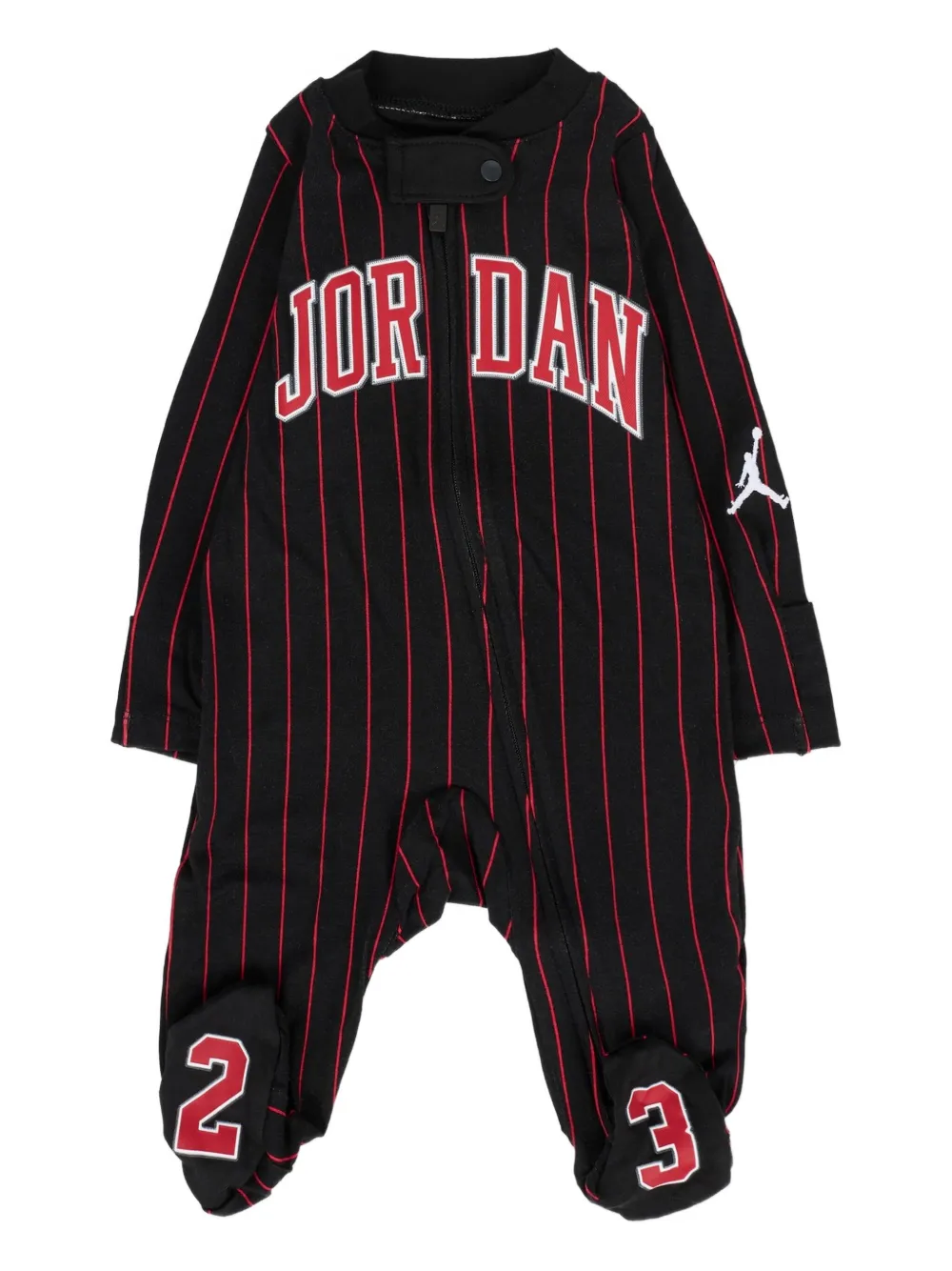 

Пижама в полоску с длинными рукавами Jordan Kids, черный