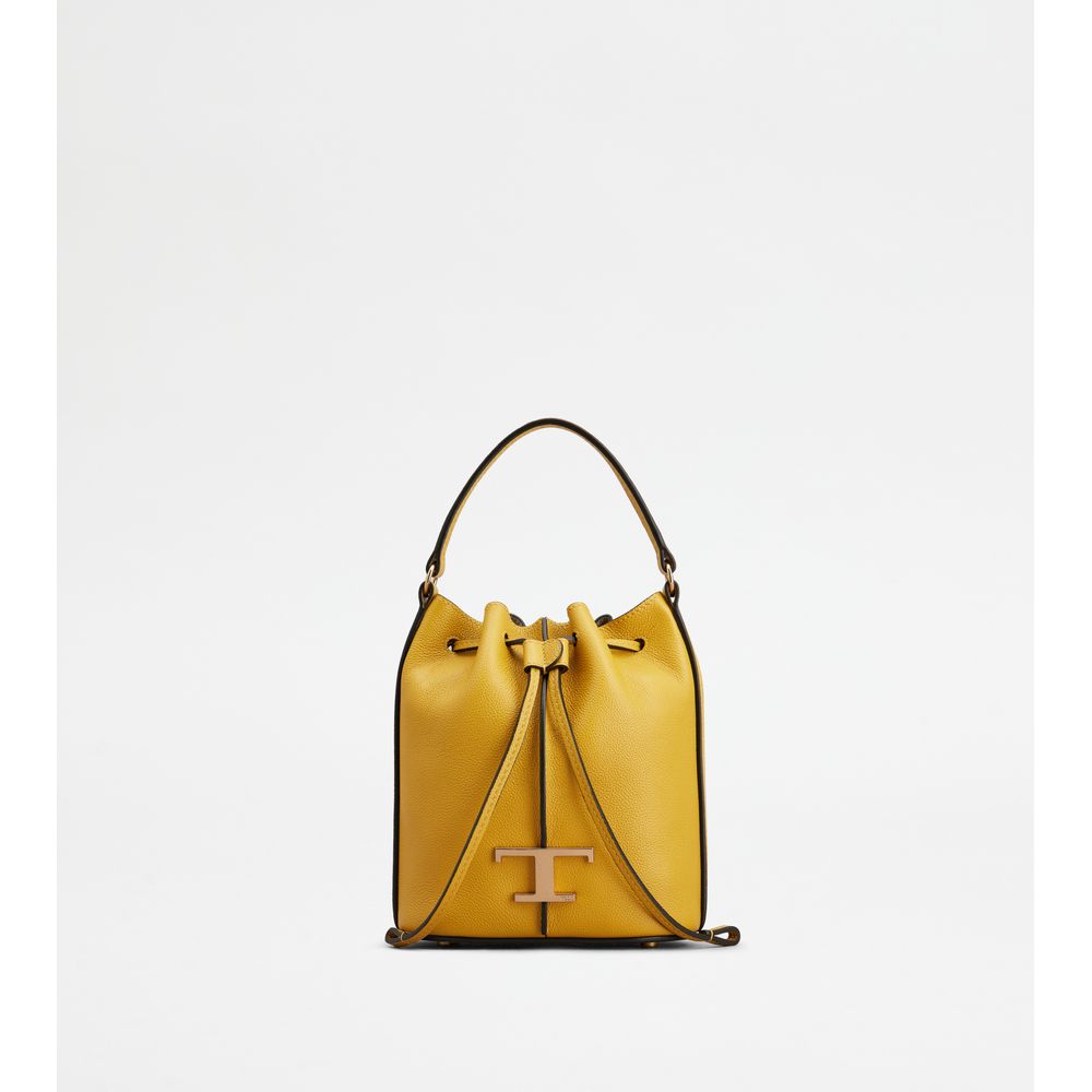 

Сумка-ведро T Timeless из микрокожи TOD's, желтый