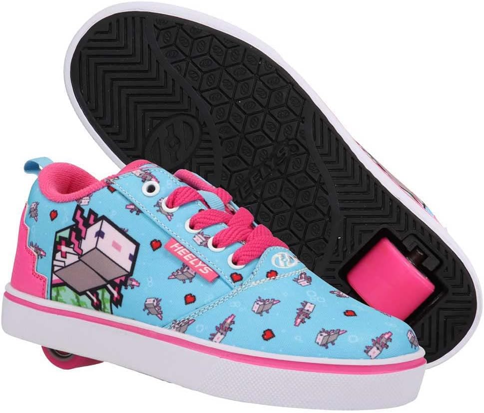 Кроссовки Heelys Mens Pro 20 Minecraft (Little Kid/Big Kid/Adult), черный/розовый — фото 3