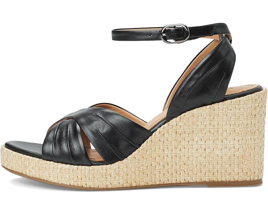 Туфли Johnston & Murphy Marcia Cross-Band Sandal, черный — фото 4