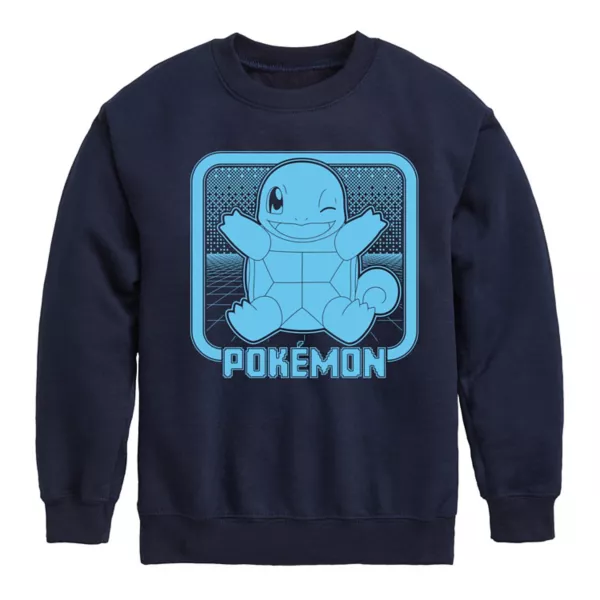 

Флисовая толстовка с покемонами в стиле ретро Сквиртл для мальчиков 8-20 лет Licensed Character, синий