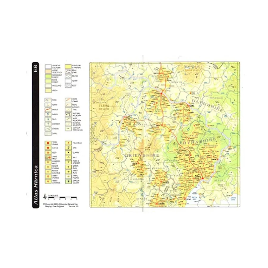 

Атлас Харница — Карта E8, Harn - Atlas Harnica