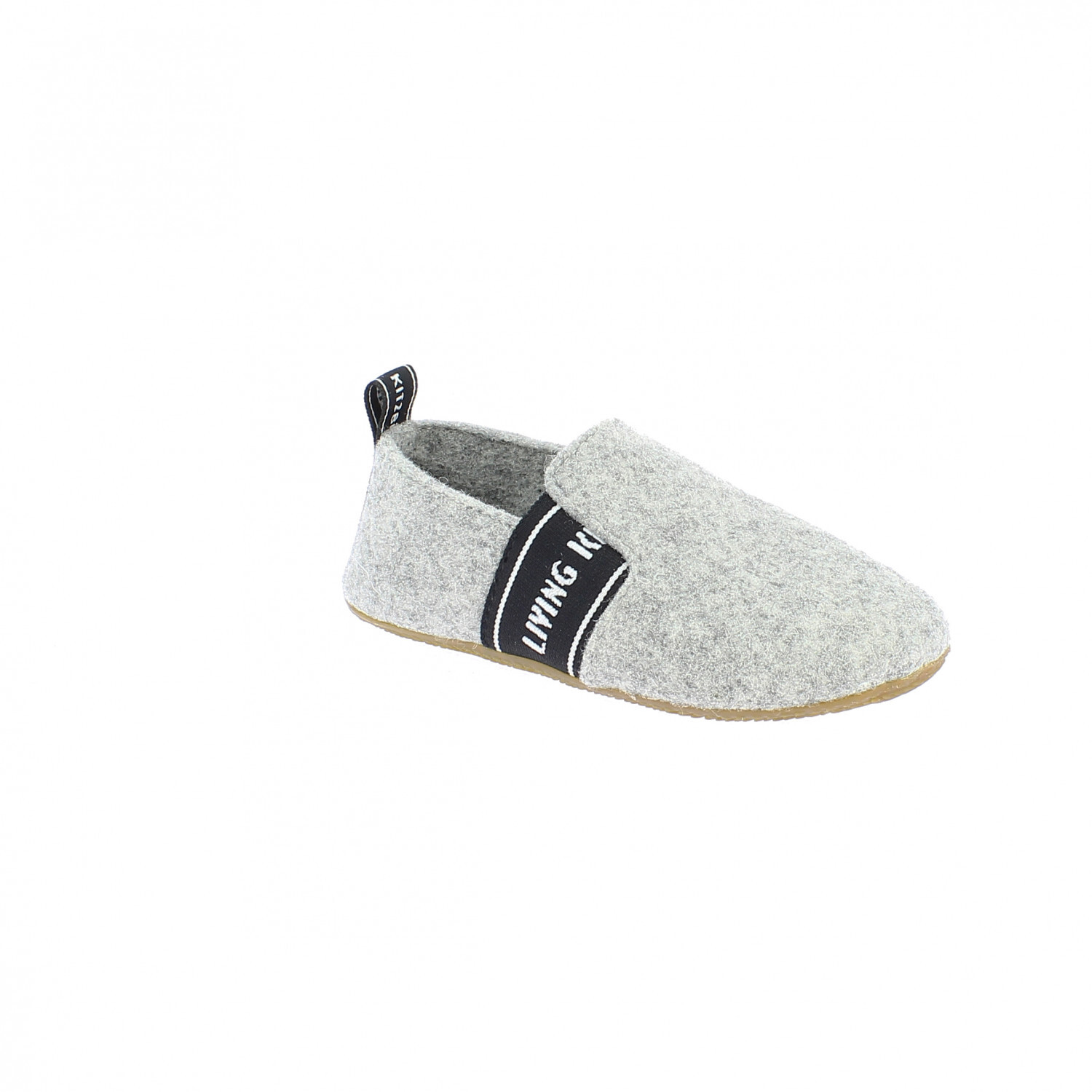 

Тапочки Living Kitzbühel T-Modell Filz & LK Schriftzug No. 3645, цвет Fog