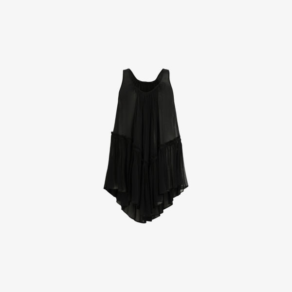 

Топ асимметричный Allsaints Rach, черный