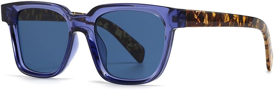 

Солнцезащитные очки UV400 с плавным переходом цвета, темно-коричневые, панк-стиль, для женщин и мужчин, для бега и занятий спортом на открытом воздухе UYPTK, Blue Leopard Blue