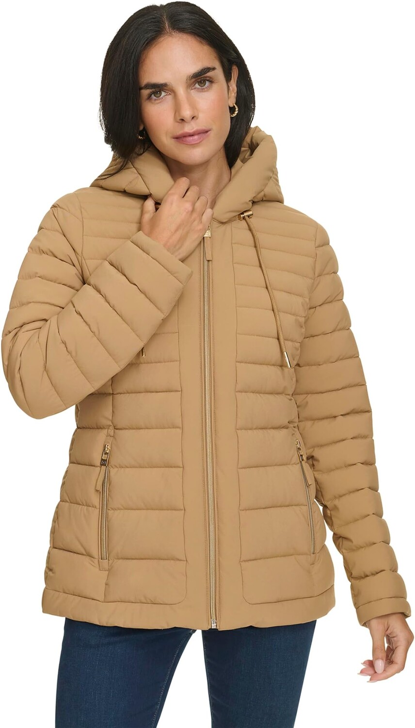 

Куртка Tommy Hilfiger Zip-Up Lightweight Jacket, кэмел