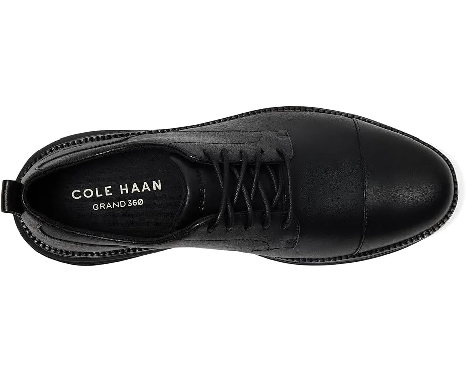 Оксфорды Cole Haan Grand Hurrion Cap Toe Oxford, Black/Black — фото 2