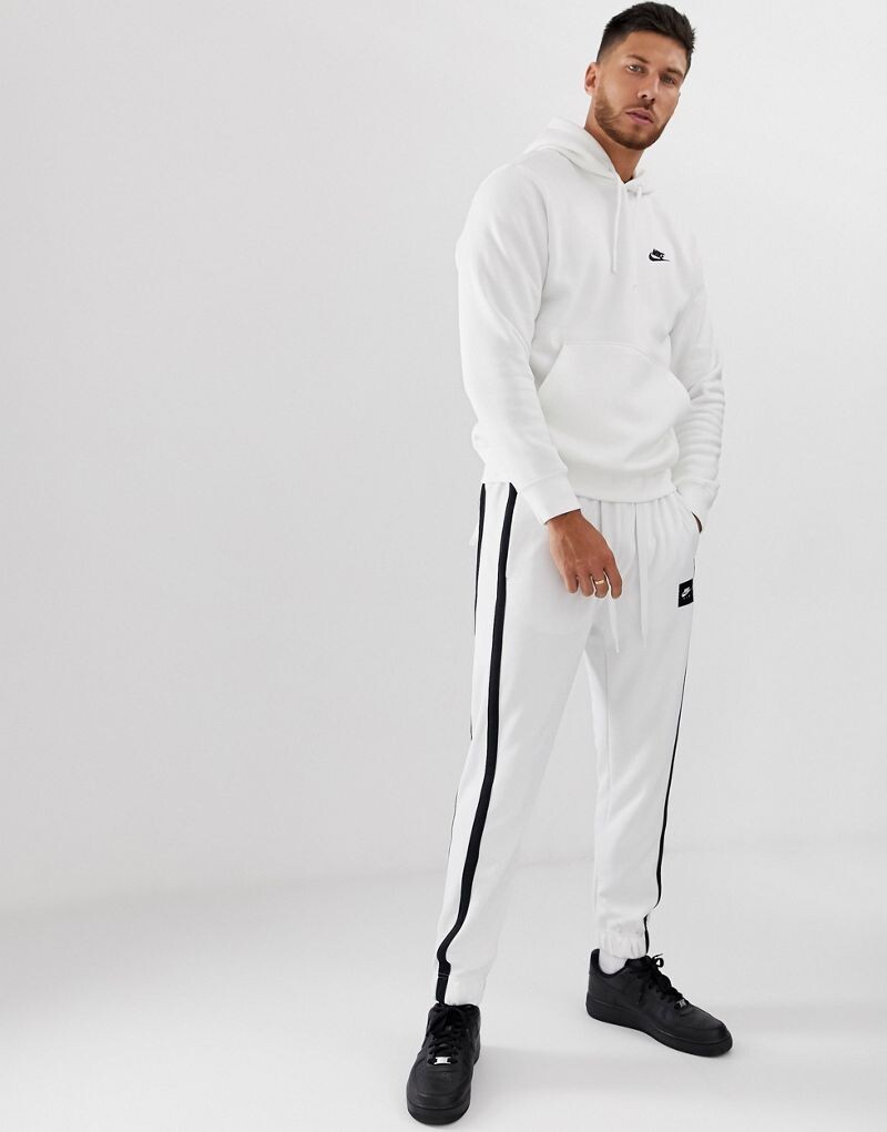 Белая худи из флиса Nike Club — фото 3