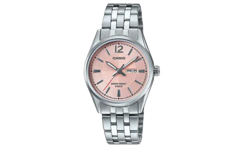 

CASIO Часы Women's Standard Series Gold Watch, Rose Gold Watch Dial