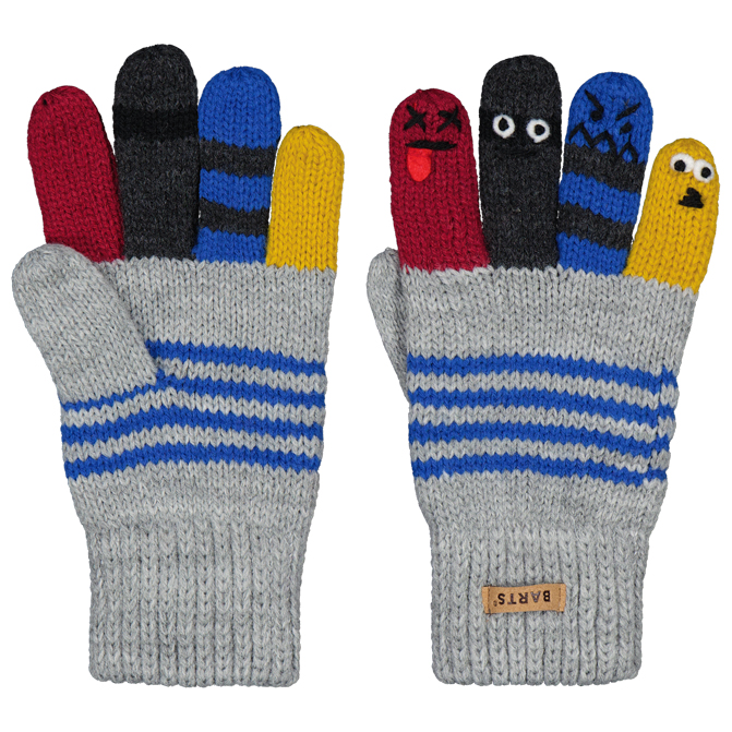 

Перчатки Barts Puppeteer Gloves, цвет Heather Grey