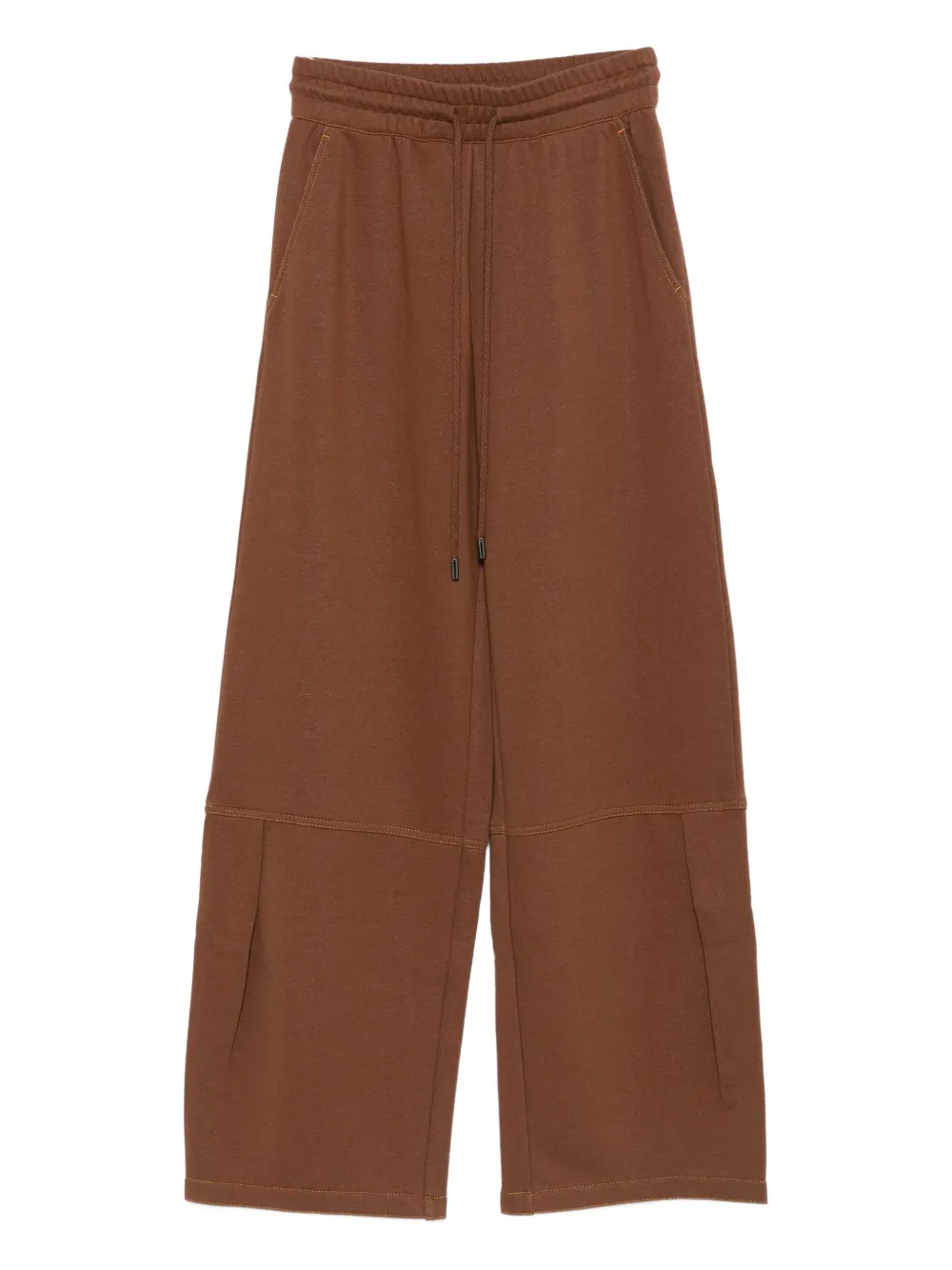

Брюки с кулиской и вставками MAX MARA, коричневый