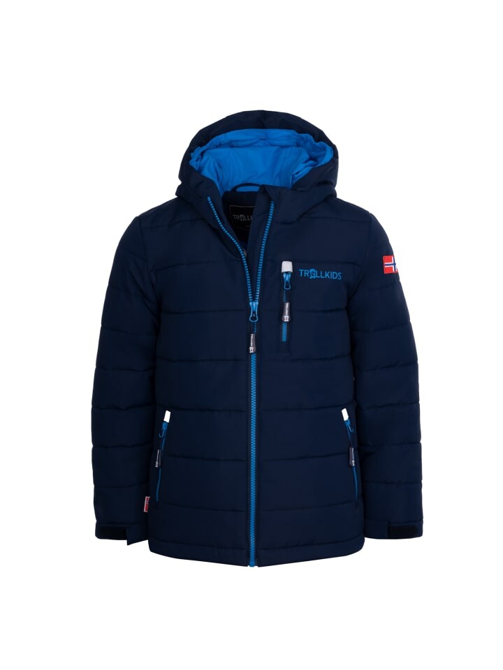 

Куртка для лыж и сноуборда Trollkids Ski-/ Snowboardjacke Hemsedal XT, цвет navy/azure blue