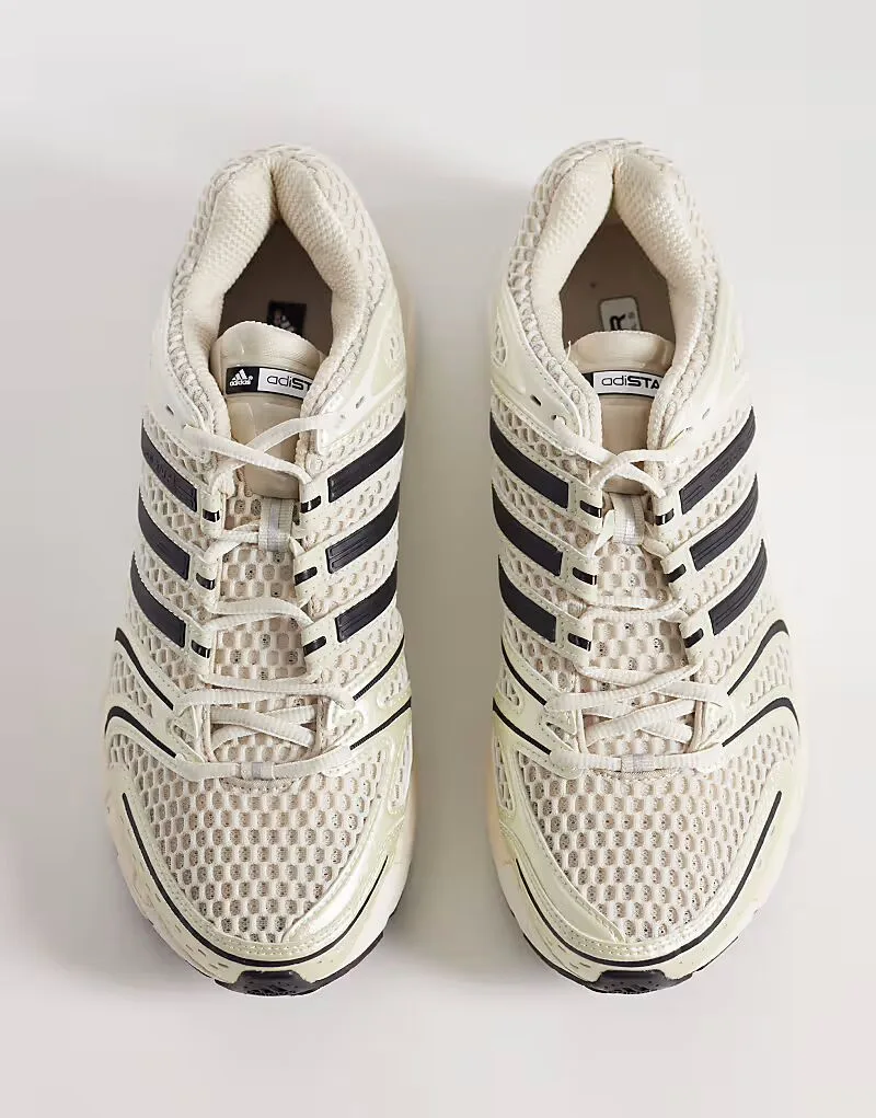 Кроссовки Adidas Originals Adistar Control 5 в бело-черном цвете — фото 3