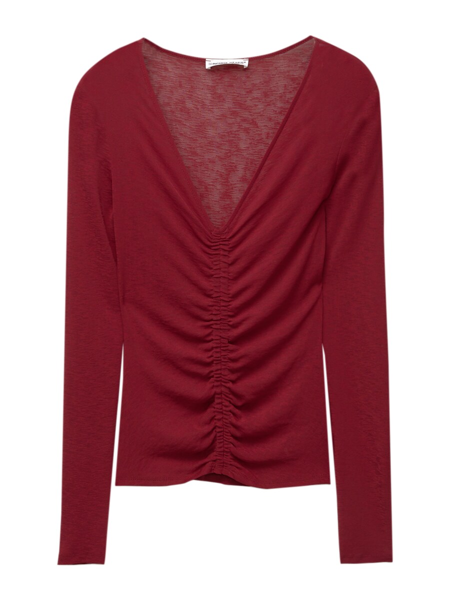 

Рубашка Pull&Bear, цвет Grenadine