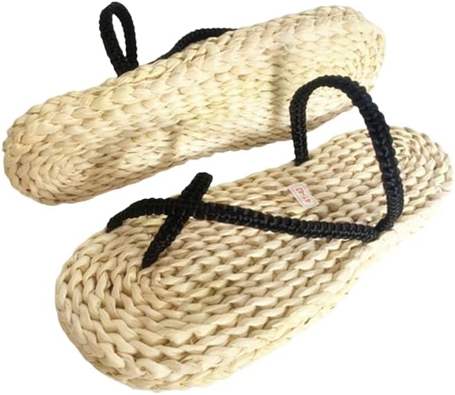 

Сандалии ручной работы из соломы Ddwrgd, Straw Soles Men 7/ Women 8.5- EU40