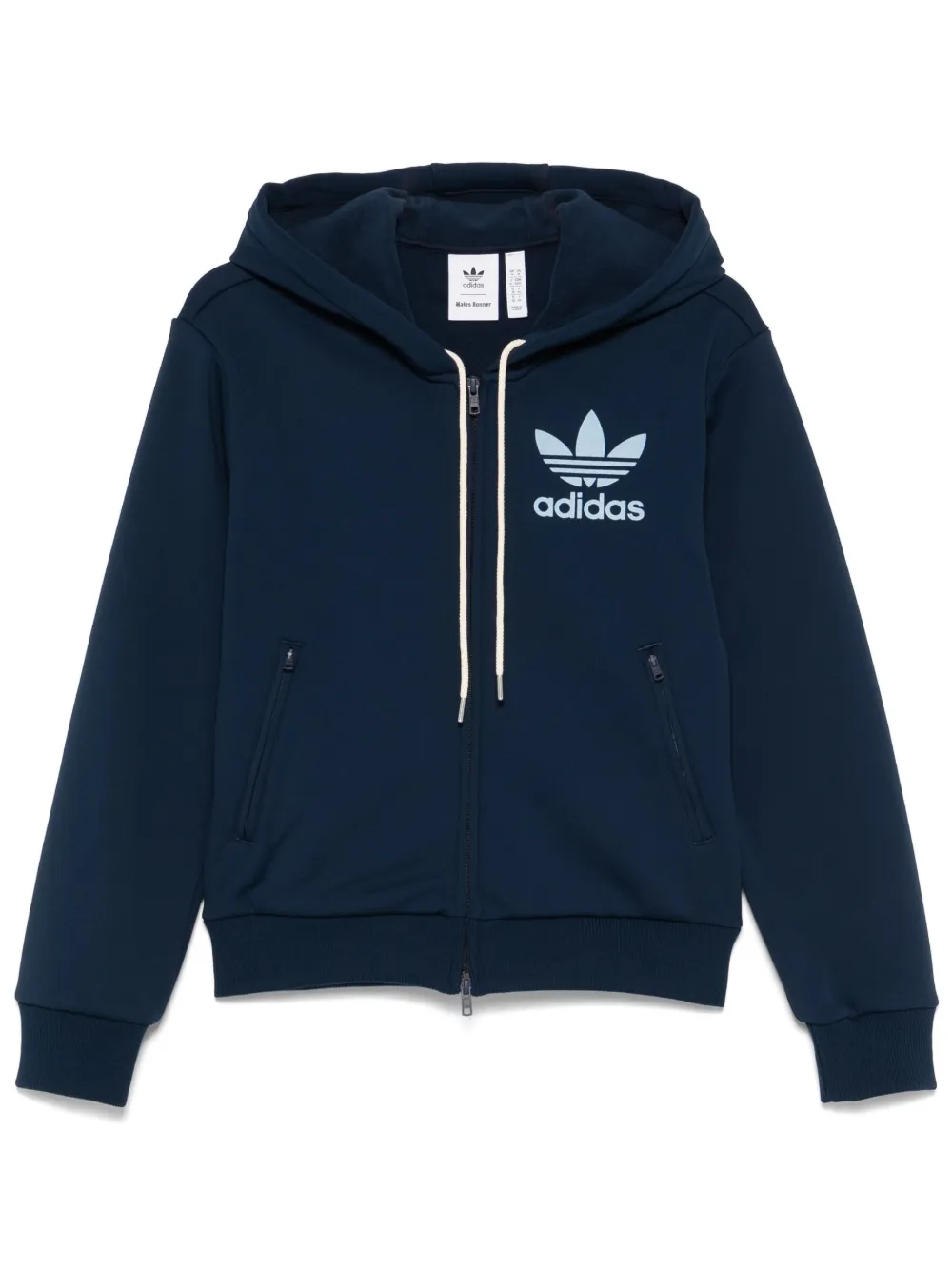 

Худи с логотипом из коллаборации с Wales Bonner Adidas, синий