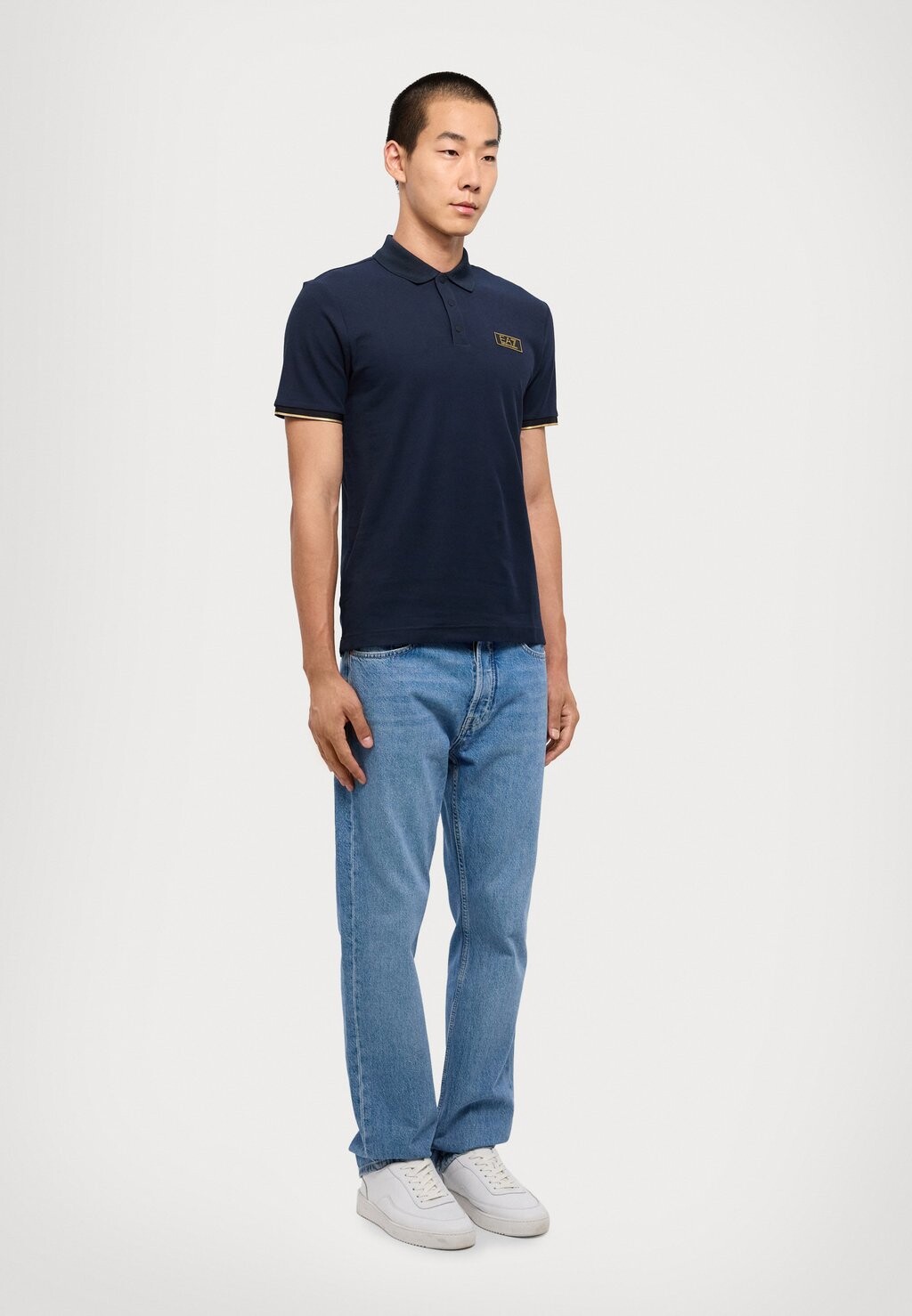 

Рубашка поло EA7 Emporio Armani, синий