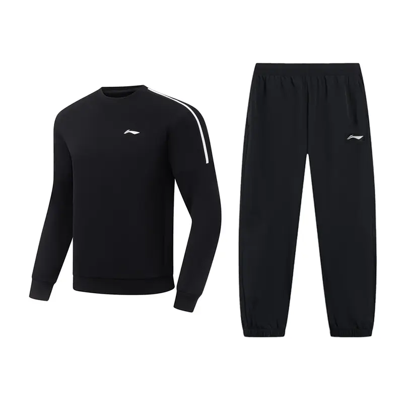 

Li-Ning Casual Sportswear Unisex, set (черный pullover sweatshirt+черный sports pants)
