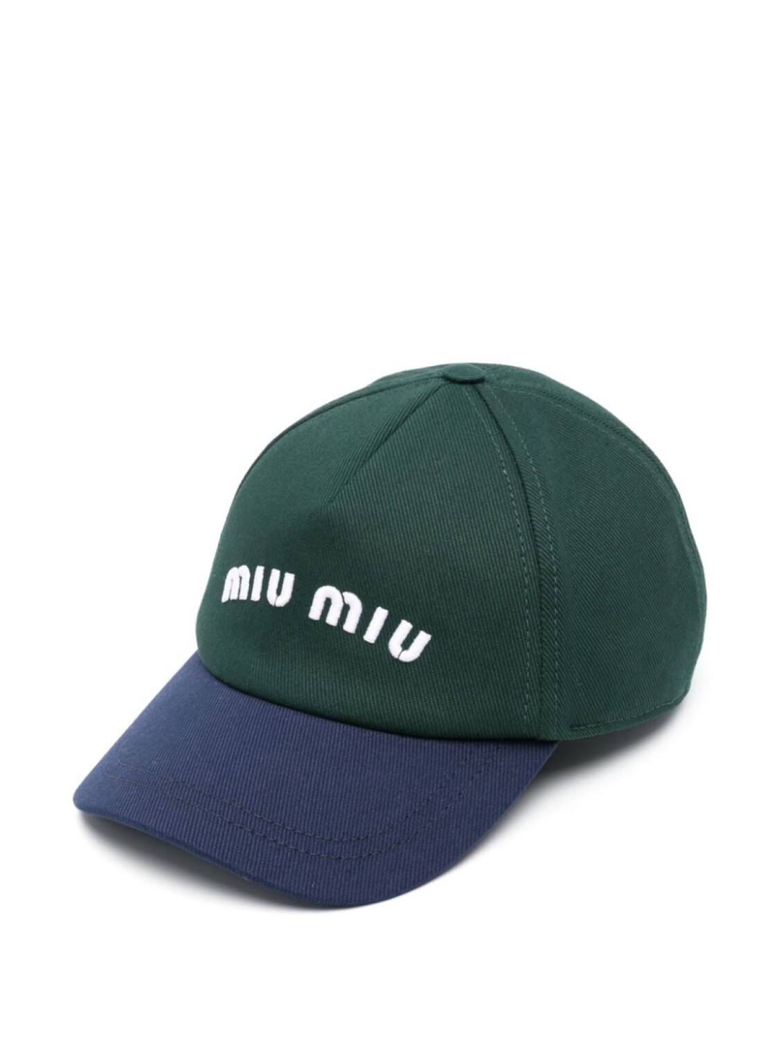 

Miu Miu кепка с вышитым логотипом, зеленый