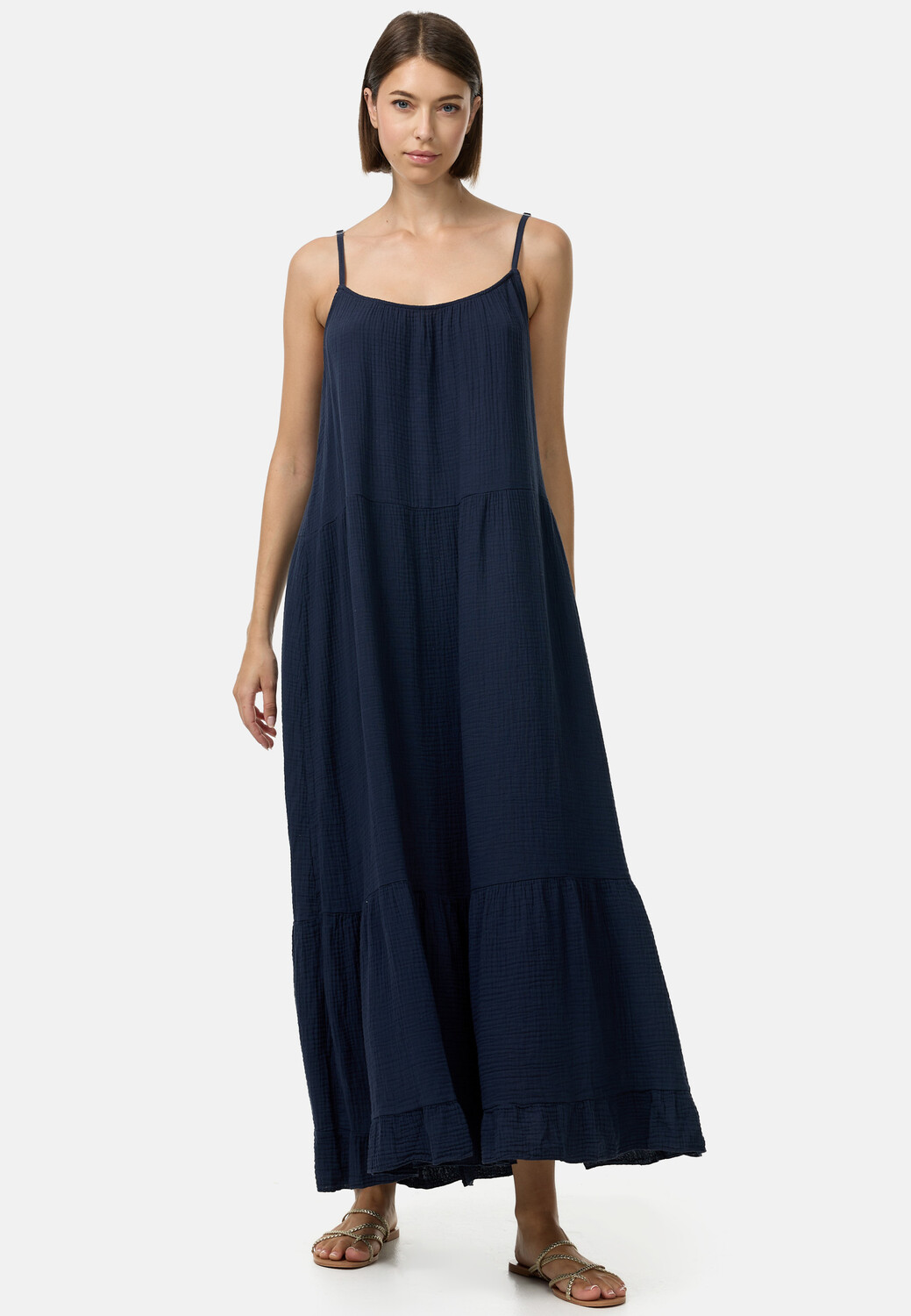 

Платье PM SELECTED Musselin Maxi, темно-синий