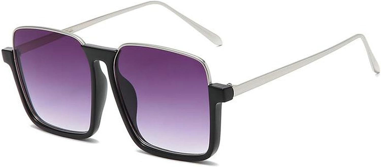 

Ретро-солнцезащитные очки квадратной формы для женщин и мужчин, винтажные модные очки-пилоты 2025, женские солнцезащитные очки цвета шампанского с защитой от УФ-излучения UV400 mincl, C2